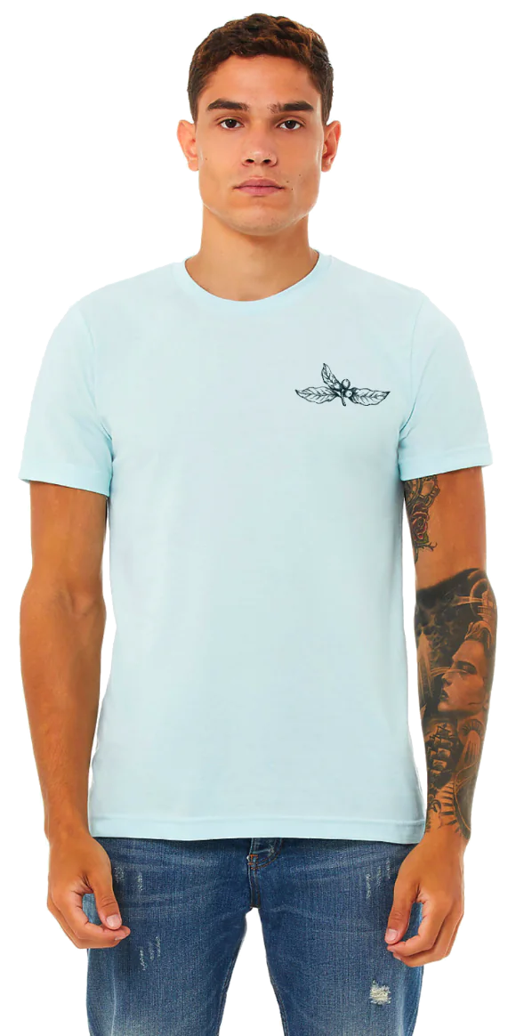 Light Blue Heather La Terza "Leaf" T-Shirt