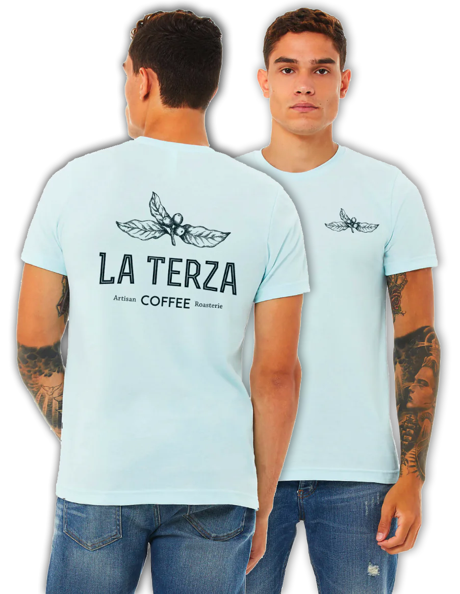 Light Blue Heather La Terza "Leaf" T-Shirt